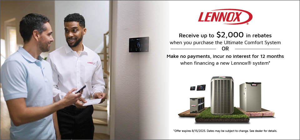 Lennox Rebate and Financing Promotion