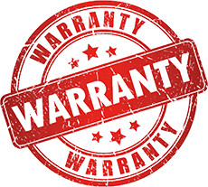 All installations come with extensive warranties